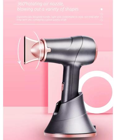 Cordless Hair Dryer Portable Rechargeable Hair Dryer Outdoor Travel Hair Dryer for Camping Beach Power Outage - Buy Online on GoSupps.com
