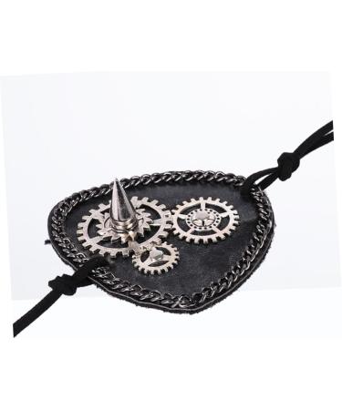 Beaupretty Halloween Eye Mask prom props gear clock decoration eye mask single eye mask eye patch Masquerade eye mask Decor Blindfold halloween apparel Eye Mask Halloween M Black - Buy Online on GoSupps.com
