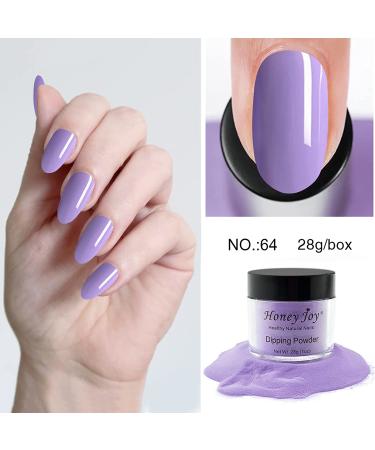28g Light Violet Sky Dipping Powder - No Lamp Cure, Gel Nail Like Finish - No.64 HJ-DP-28g - Buy Online on GoSupps.com