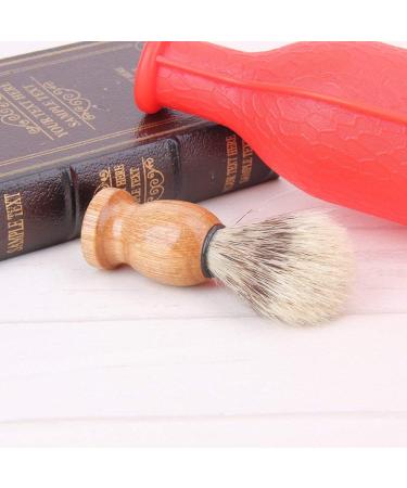 Black Badger Hair Men's Shaving Brush Barber Salon Facial Beard Cleaning Comfortable and Environmentally Attractive Design - Buy Online on GoSupps.com