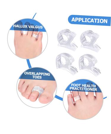 Mobestech 4 Pairs Foot Separator for Women - Bunion Overlapping Spacers & Foot Splitter for Pain Relief - Buy Online on GoSupps.com