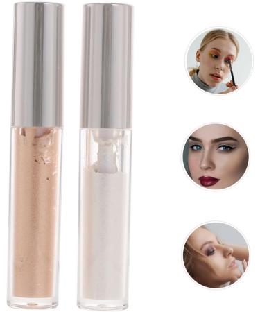 Hemoton 2pcs Liquid Makeup Tools Glitter Bling Cosmetics Tools Glitter Eye Cosmetics Sparkle Women Glitter Makeup Stuff - Buy Online on GoSupps.com