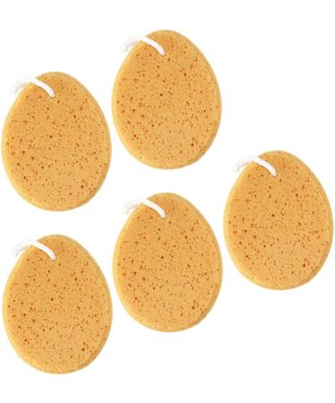 Buy Exceart 5-Piece Bathing Sponge Set - Soft & Durable Sea Foam Body Cleaning Peeling Sponge for Women Men & Children - Perfect for Shower & Bath Use - Buy Online on GoSupps.com
