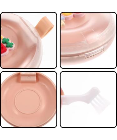 Gleavi Cute Dental Container for False Teeth & Orthodontic Supplies - Pink Storage Box for Dentures & Braces - Ideal for Home & Travel - Buy Online on GoSupps.com