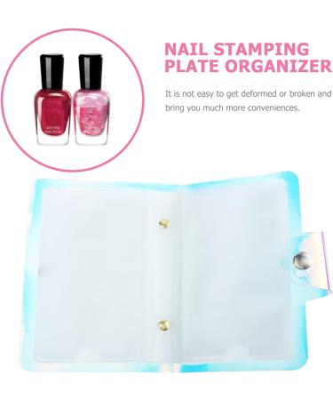 Minkissy Nail Art Card Holder & Stamping Plate Organizer - Ideal for Nail Art Enthusiasts - Buy Online on GoSupps.com