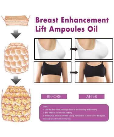 7-Piece Breast Lift Ampoule Oil - Essential Massage Care for Natural Enlargement | Violet 1 PCC - Buy Online on GoSupps.com