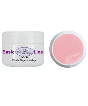 World of Nails-Design BasicLine 15ml LED/UV 1Phase-Gel Milky Ros thick pink milky Babyboomer Look
