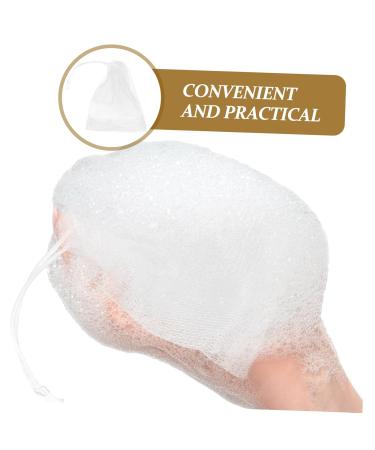 FRCOLOR 4pcs Exfoliating Soap Holder - Drawstring Soap Saver Bag & Mesh Pouch for Facial Cleansing - Ideal for Soap Storage & Exfoliation - Buy Online on GoSupps.com