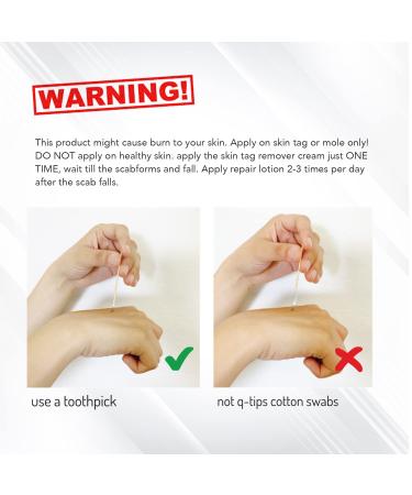 Mole Removal & Skin Tag Repair Gel Set - Remove Effectively at Home - Buy Online on GoSupps.com