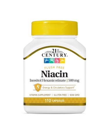 Niacin Flush Free 500 Milligrams 110 Capsules