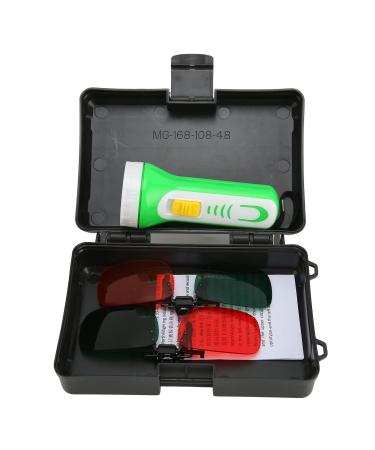4-point red-green glasses reusable Penlight Ophthalmological tester Complete filtering portable professional for ophthalmology