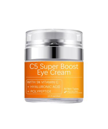 Vitamin C Eye Cream 15ml Dark Circle Eye Cream VC Eye Brightening Cream Firming Eye Cream Prevents Under Eye Bags And Puffiness