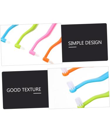 Ipetboom Double-Headed Toothbrush Set - Ergonomic Travel & Home Toothbrushes (4 Pieces) - Buy Online on GoSupps.com