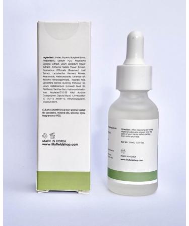 LILYFIELD Advanced Calming Serum | Heartleaf Korean Skincare for Sensitive Skin | Soothes & Nourishes | 30ml - Buy Online on GoSupps.com