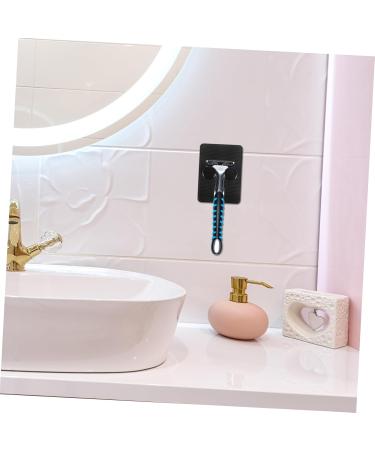 Shop High-Quality 4-Piece Suction Door Hooks for Shower Razor Holder for Men Durable Black ABS | International Shipping Available - Buy Online on GoSupps.com