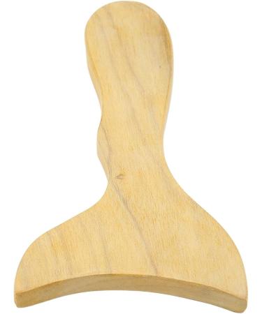 Verdant Touch Wood Gua Sha Board - Natural Body Massage Tool for Muscle Relaxation & Tiredness Relief | 17.8 cm - Buy Online on GoSupps.com