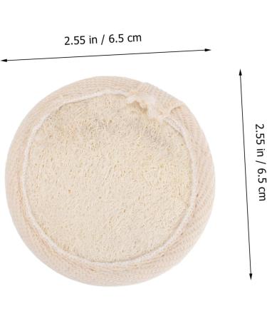 minkissy 3 Sets Loofah Face Wash Natural Loofah Facial Scrub Pad Women Cleaning Pads Loofah Makeup Puff Makeup Powder Puffs Facial Puff Round Makeup Sponge Cotton Makeup Set Miss Make up - Buy Online on GoSupps.com