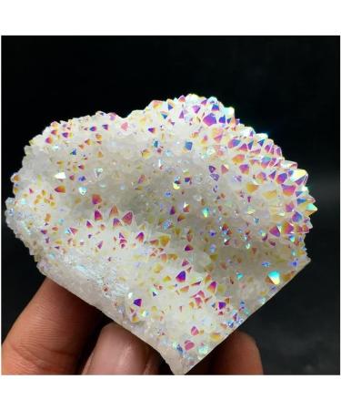 Natural Crystal Rough Stone Crafts Angel Aura Quartz Titanium Bismuth SiliconCluster Rainbo Crystals Stone PEIQIYIN - Buy Online on GoSupps.com
