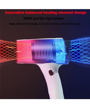 Wireless Hair Dryer Small Rechargeable Hair Dryer with Low Heat and Light Noise Low Noise Quick Drying Portable Travel Hair Dryer Pink - Buy Online on GoSupps.com