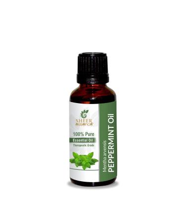 Peppermint Oil -(Mentha Arvensis)- Essential Oil 100% Pure Natural Undiluted Uncut Therapeutic Grade Oil 3.38 FL.OZ 3.38 Fl Oz (Pack of 1)