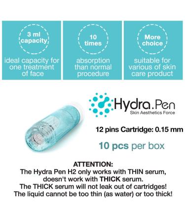 Hydra Pen H2 Cartridges - Original Replacement Parts (0.50mm) | For HydraPen Devices - Buy Online on GoSupps.com