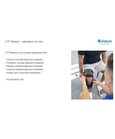 Ossur CTI Mission Knee Brace for ACL/MCL/LCL/PCL Instabilities - Left Medium | International Shipping Available - Buy Online on GoSupps.com