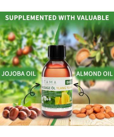 KitaMa Ylang Ylang Massage Oil - 5000ml Aroma Body Care Oil for Relaxation - Thai Nourishing Oil for Massages - Buy Online on GoSupps.com