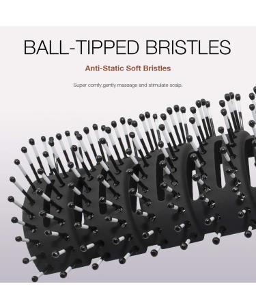 Kaiercat Professional Men's Hair Brush Set - Ventilated Styling & Thong Brush for Men & Women - Buy Online on GoSupps.com