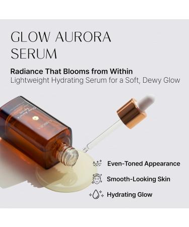 Labiora Glow Aurora Serum Lightweight Korean Glow Drops for Face with Niacinamide Hyaluronic Acid & Lutein Face Glow Serum for a Dewy Healthy-Looking Complexion 1.01 fl oz / 30ml - Buy Online on GoSupps.com