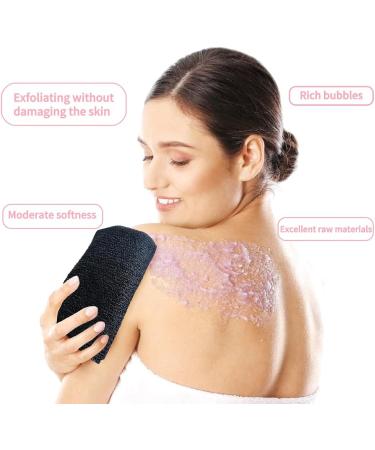Exfoliating Washcloth Set - 6 Japanese Exfoliating Towels & Scrubbers for Body Exfoliation | Soft Loofah Sponge for Deep Cleaning - Buy Online on GoSupps.com
