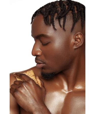 Shea Radiance African Black Soap Bar 3 Pack - Lavender | Best Natural Skin Care for All Skin Types - Buy Online on GoSupps.com