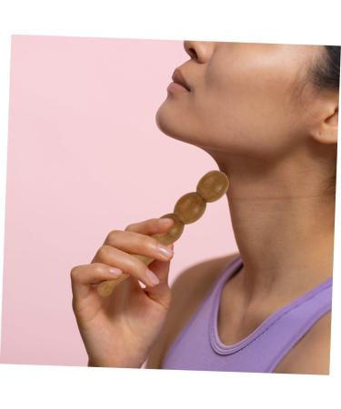 Beaupretty 4-Piece Pearl Massage Stick & Roller Set | Wooden Acupuncture Massage Tools for Body Relaxation | Red Pearl & Fragrant Wood Accessories - Buy Online on GoSupps.com