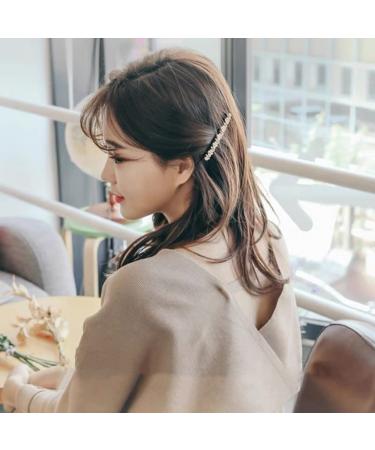 2 Pcs Green Rhinestone Diamond Hair Barrette Clips for Women & Girls - Vpang Alligator Duckbill Bobby Pins - Buy Online on GoSupps.com