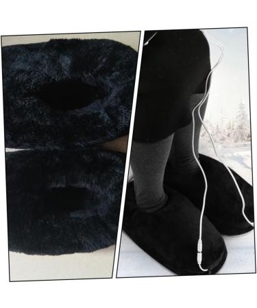 Buy Beatifufu USB Electric Heated Wool Shoes - Super Soft Fleece Foot Warmers for Winter - Buy Online on GoSupps.com