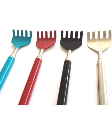 Set of 4 Extendable Telescopic Back Scratchers | 16.5-51 cm Metal Scratching Aid | International Shipping Available - Buy Online on GoSupps.com
