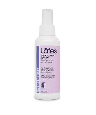 Buy Lafe's Natural Deodorant 2-Pack | Aluminum-Free Lavender & Aloe Roll-On & Spray | 3oz & 4oz | International Shipping Available - Buy Online on GoSupps.com