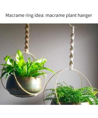 SUNTQ Macrame Hoops Ring for Dream Catcher - 4 inch Gold Pack of 10 - Buy Online on GoSupps.com