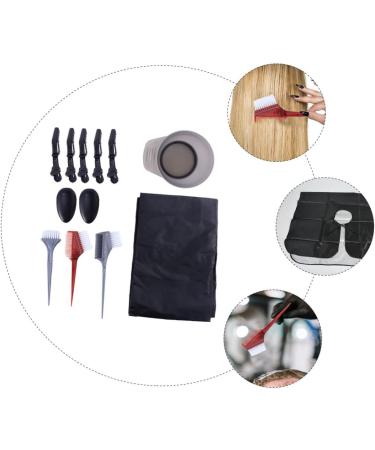 Ipetboom Set Hair Color Kit Plastic Mixing Bowls Hair Dye Ear Cover Haircut Cape Hair Coloring Dyeing Kit Hair Coloring Clip Hair Dye Tool Hair Coloring Tools Plastic Dye Modeling Dye Bowl 15x8cm As Shown - Buy Online on GoSupps.com