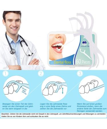 240-Piece Dental Floss Sticks 4-Pack | Hygienic Tooth Silk Cleaners for Families & Travel - Buy Online on GoSupps.com