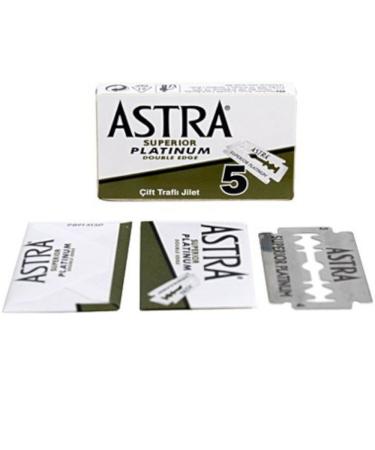 Astra Superior Platinum Double Edge Razor Blades - 30 Ct