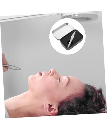 Ipetboom Nose Hair Trimming Tweezers - Silver Face & Beard Trimmer for Men | Precision Nose & Ear Hair Removal | Ingrown Nasal Hair Solution 9.3x1.3cm - Buy Online on GoSupps.com