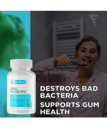 Best Breath Oral Probiotic Mints for Bad Breath - Dental Probiotics for Teeth, Gums, and Halitosis - Mannitol Chewables for Kids and Adults (30 Tablets) - Buy Online on GoSupps.com