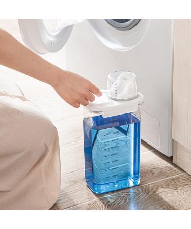 Transparent Acrylic Airtight Detergent Dispenser Multi-Purpose Washing Powder Dispenser Washing Laundry Detergent Storage Box(2300ML) - Buy Online on GoSupps.com