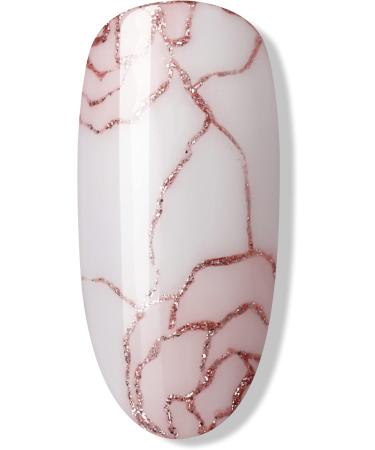 BLUESKY Metallic Sparkle Gel Paint Pots Glitter Nail Art Heart Of Gold Rose Gold Pink 5G - Buy Online on GoSupps.com