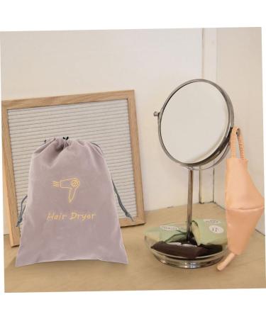 Mikinona 2pcs Velvet Bag Universal Hair Dryer Bag Shoe Travel Bag Travel Hair Dryer Bag Hair Dryer Retractable Cord Hair Dryer Bags Drawstring Fabric Bags Hair Dryer Storage Bags - Buy Online on GoSupps.com