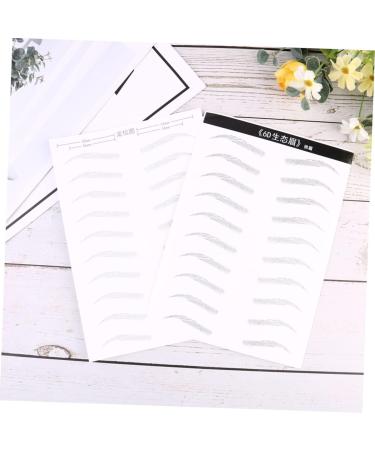 FRCOLOR 4 Sheets Pairs Disposable Makeup Tools Makeup Eyebrow Sticker Eyebrow Stickers The Lazy Water Proof - Buy Online on GoSupps.com