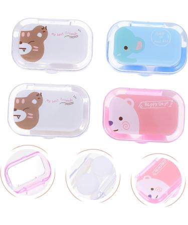 Shop LALAFINA Cartoon Pupils Contact Lens Cases 8 Boxes Travel Organizer Twizzer & Cosmetic Container Multi Colors Perfect for Eye Care - Buy Online on GoSupps.com