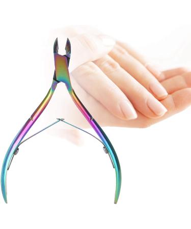Colorful Nail Clipper Colorful Stainless Steel Titanium Nail Dead Skin Removal Clipper Cuticle Scissors Manicure Pedicure Tool - Buy Online on GoSupps.com