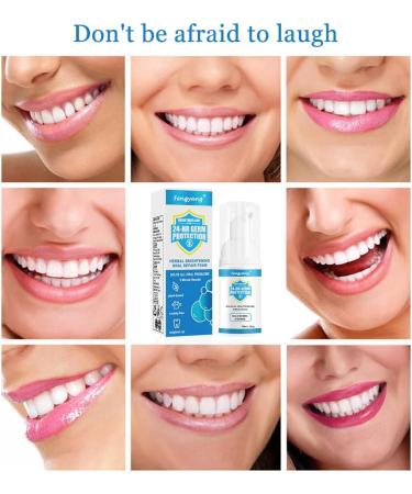 Fengyang 2Pcs Foam Toothpaste - Whiter Teeth Mousse Foam Deep Cleaning & Stain Removal - Buy Online on GoSupps.com