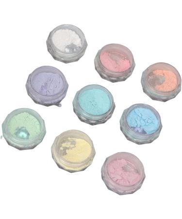 Mirror Effect Manicure Powder Double Ended 9 Colors Nail Art Glitter Powder Individual Boxed Applicator for Nail Salon - Buy Online on GoSupps.com